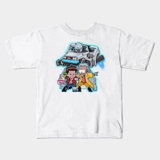 time machine Kids T-Shirt